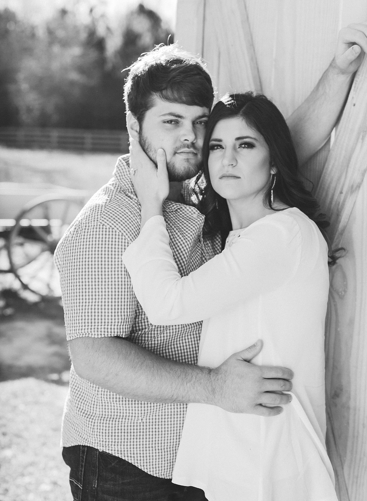 Black and White Engagement