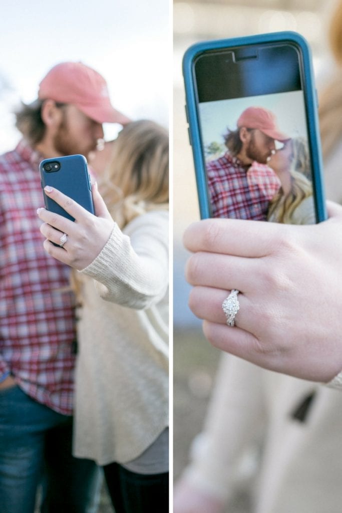 Selfie Ring Shot Engagement